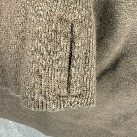 LL bean preowned tan cowl neck tunic size large - Picture 4 of 7